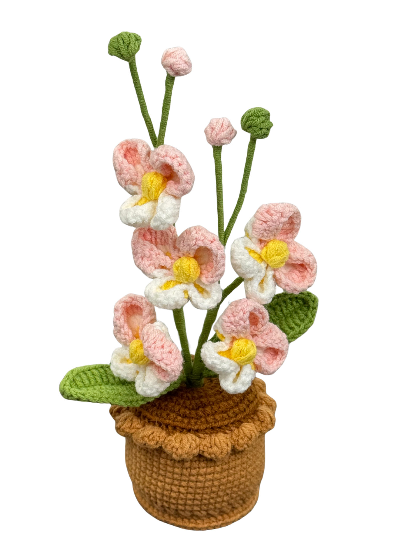 Gehäkelte Blumentöpfe