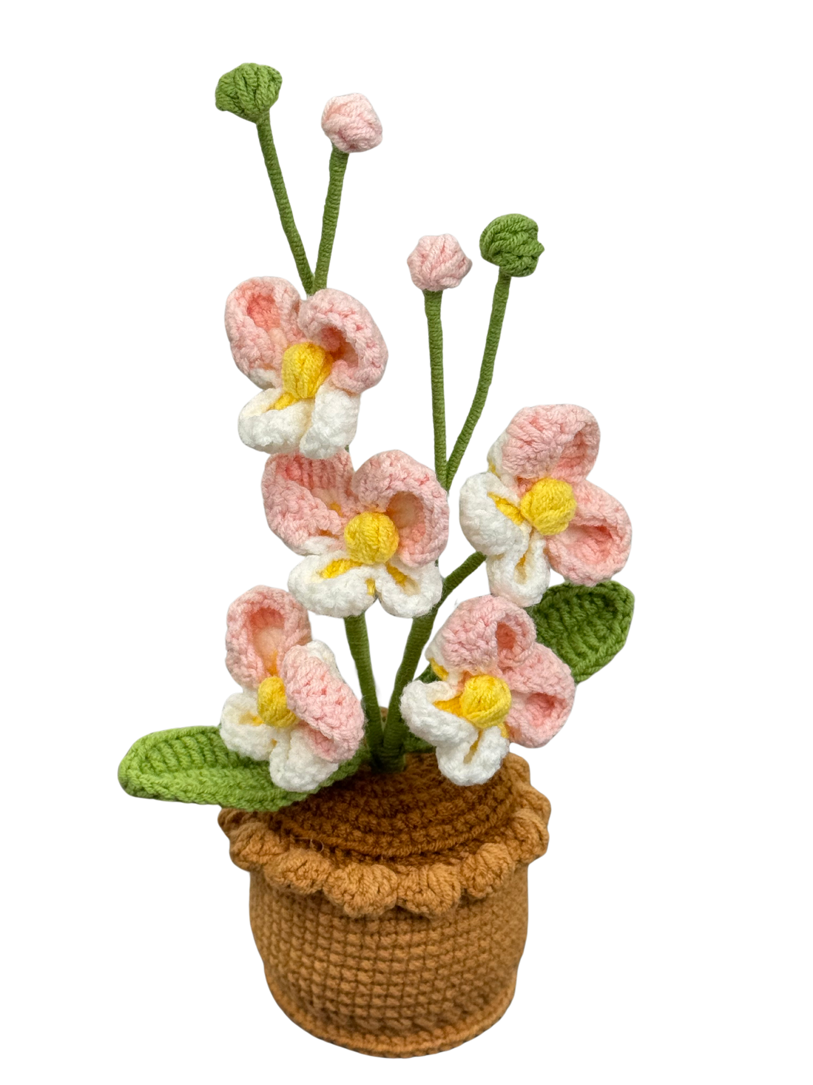 Gehäkelte Blumentöpfe