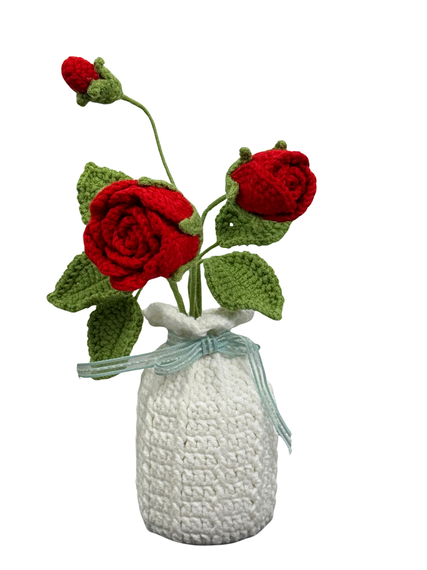 Gehäkelte Blumentöpfe