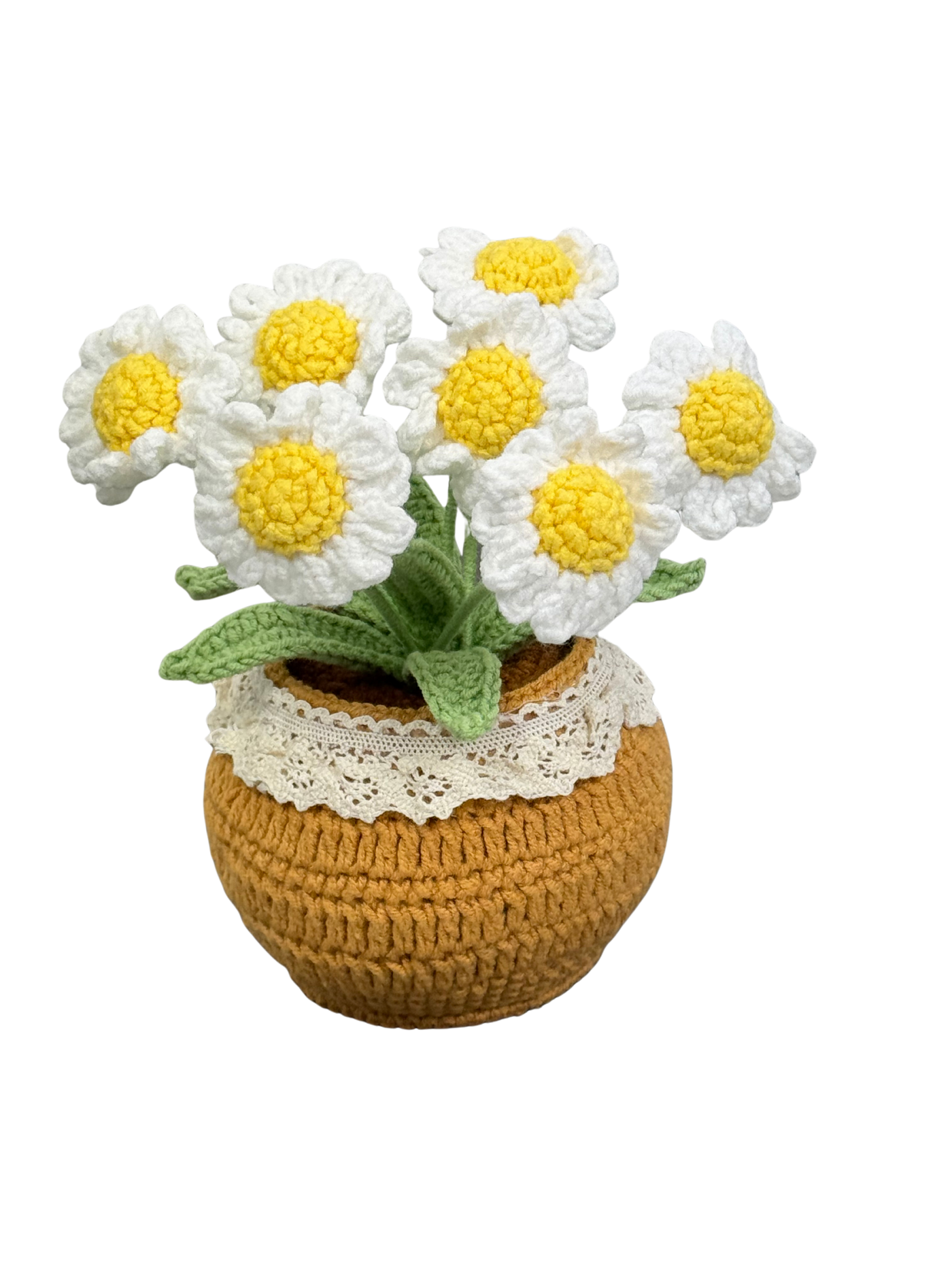 Gehäkelte Blumentöpfe