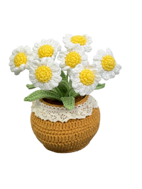 Gehäkelte Blumentöpfe