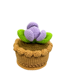 Gehäkelte Blumentöpfe