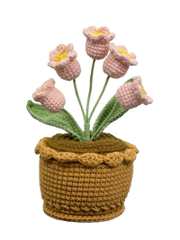 Gehäkelte Blumentöpfe
