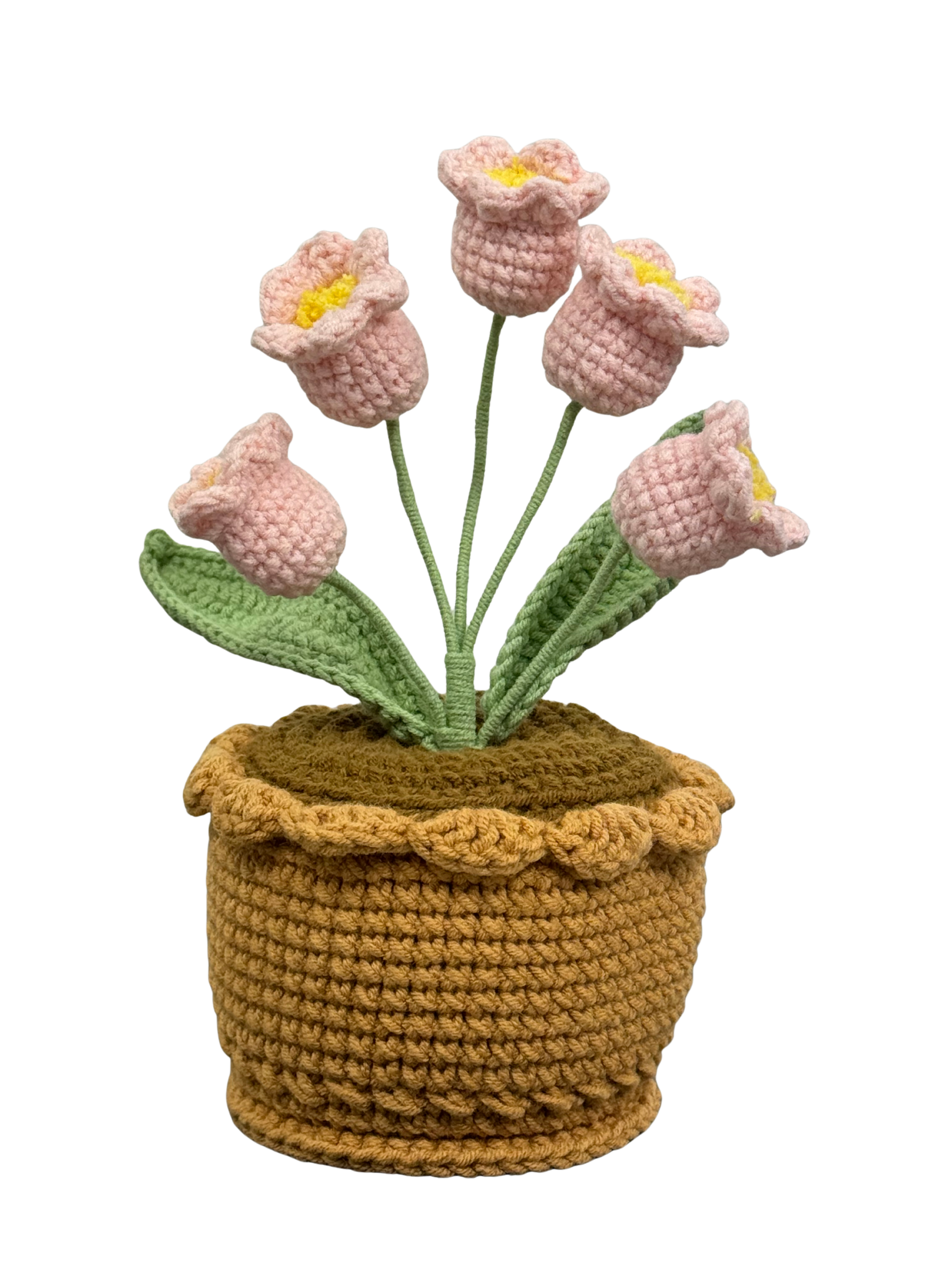Gehäkelte Blumentöpfe