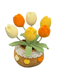 Gehäkelte Blumentöpfe